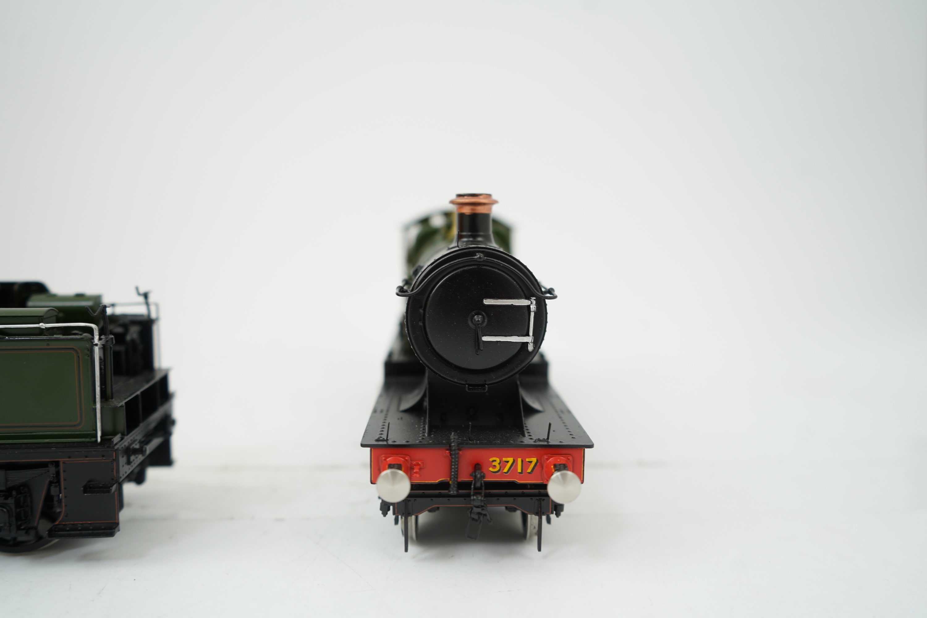 An 0 gauge Finescale Brass (by SanCheng, China) model of GWR 37xx (City) Class, City of Truro, 3717, 4-4-0 tender locomotive, powered for two rail operation, with original box.